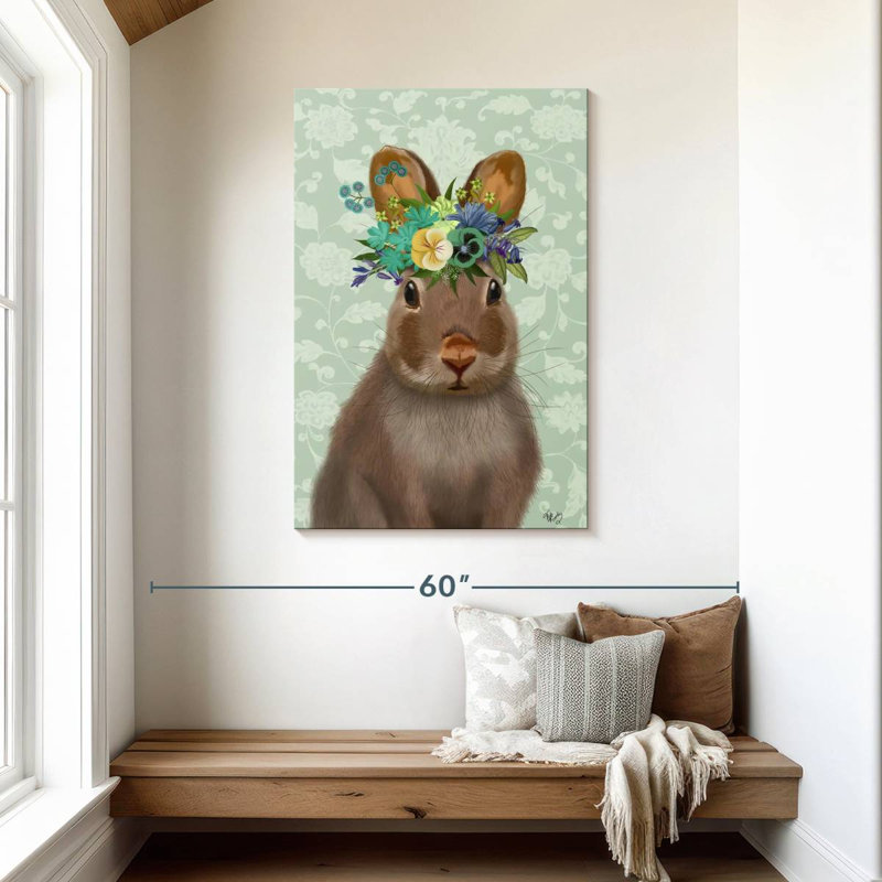 Lapin bohémien, H 45 po x l 30 po