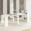 Table à manger extensible moderne avec rangement 98,43 po-953613418