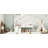 White Watsons Low Loft House Bed With Slide, Ladder, Safety Guardrails & House Roof Frame-169899417