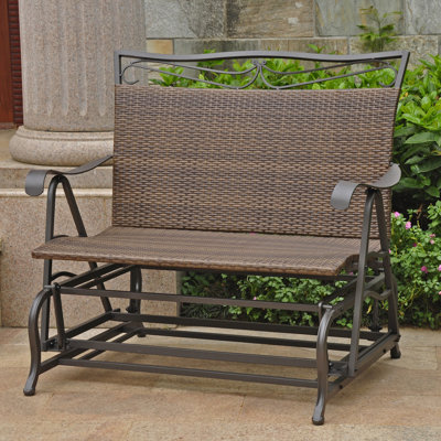 Arvi Indoor/Outdoor Double Glider Bench by Lark Manor
