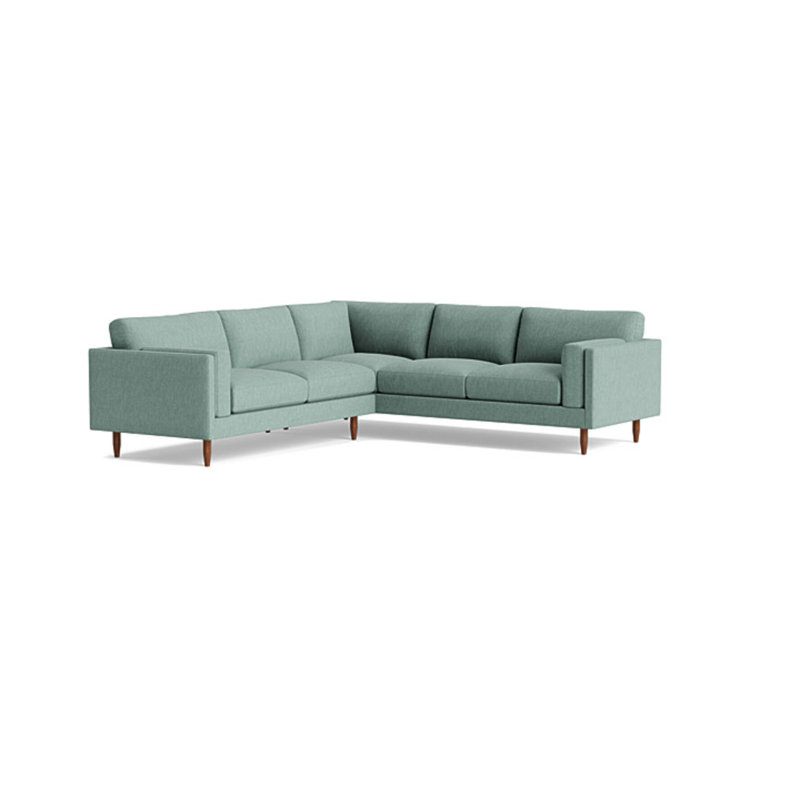 Skinny Fat Sectional, Right Hand Facing, Performance Weave - Spa