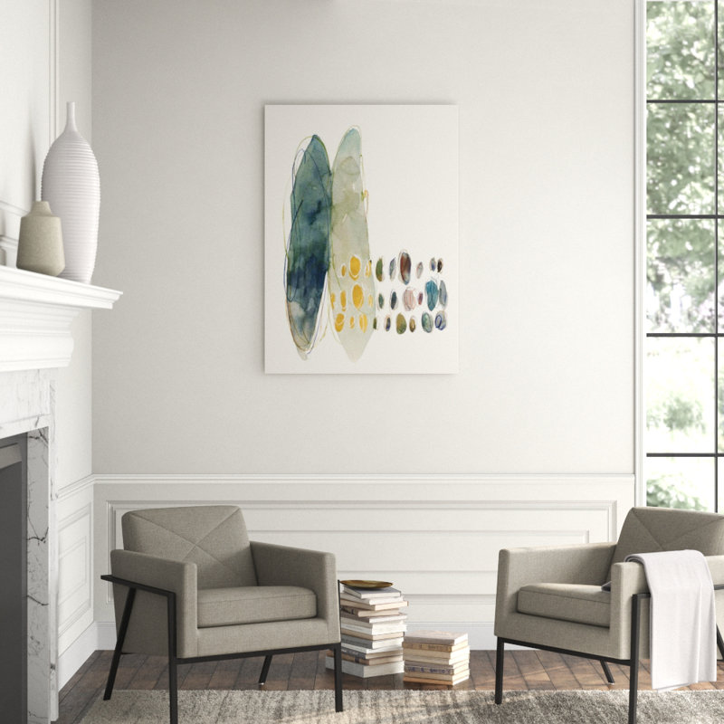 Modern Abstract IV Print by Sara Brown, Gild Gold, 33" H x 24" W x 1.5" D