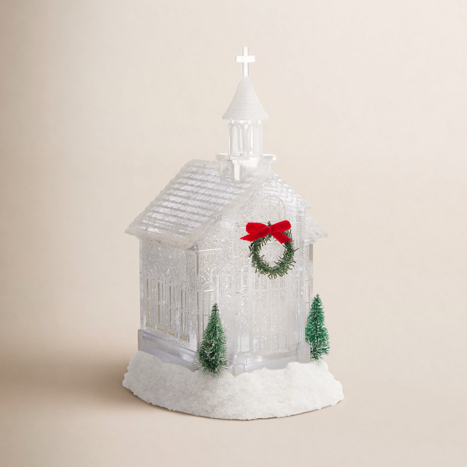 Acrylic Church Snow Globe