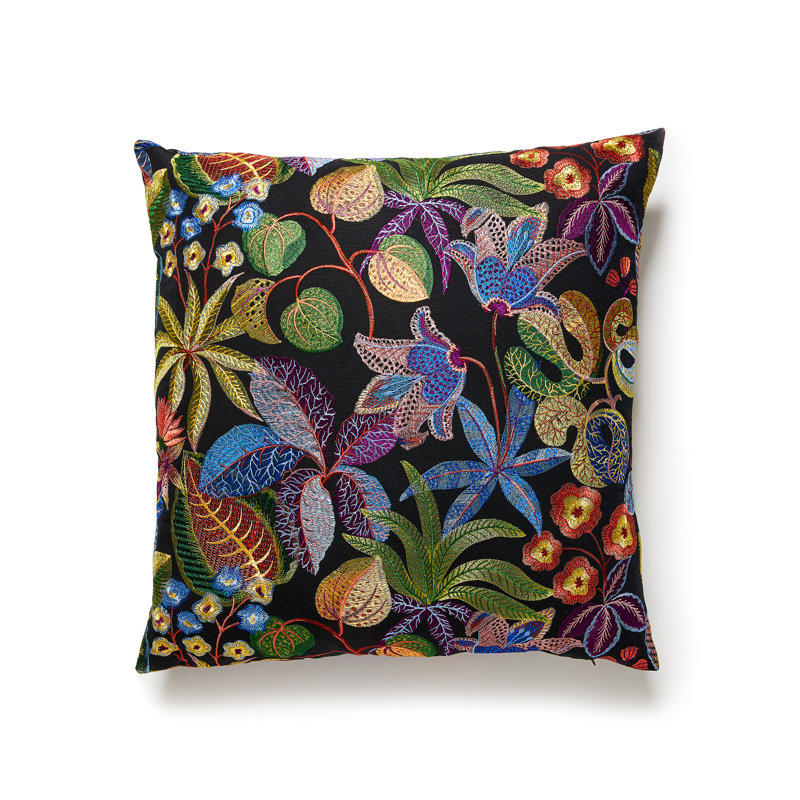 Greenhouse Square Pillow Cover & Insert, Night Shade