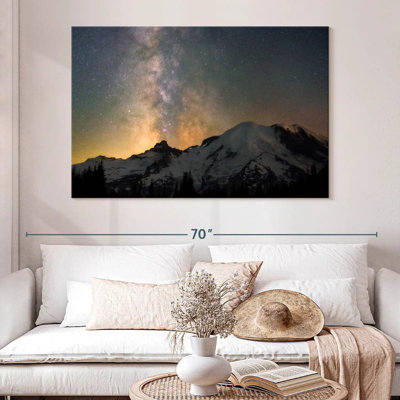 Alvord Milky Way Over Mount Rainier