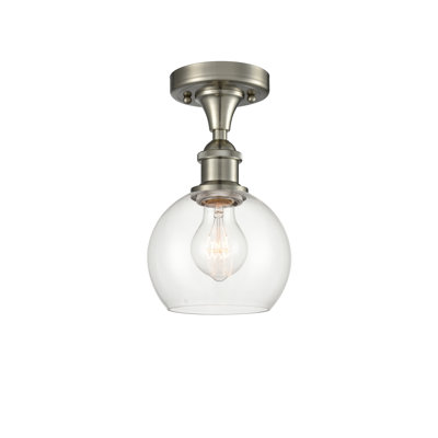 Plafonnier semi-encastré 1 lumière 6 po Cindi