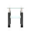 Table de bout moderne en verre trempé 1 pièce, table de bout, table carrée pour le salon-1415466915-1415466924