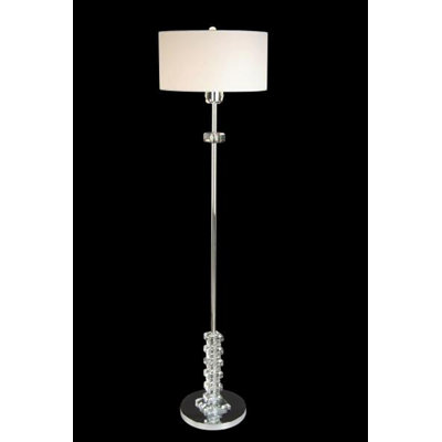 Transitional 1 Light Chrome Floor Lamp