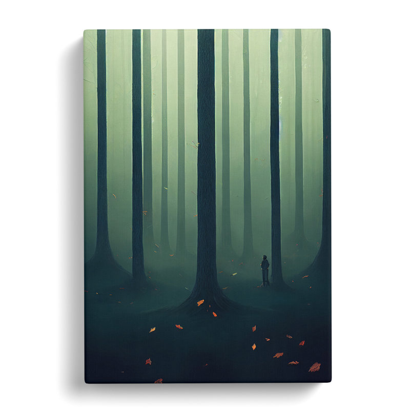 A Man in the Forest - Wrapped Canvas, 76cm H x 50cm W x 3cm D