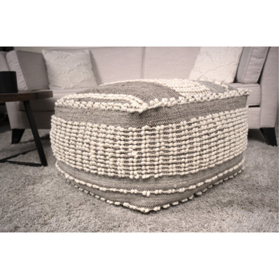 Repose-pieds Cozy Rustic Brown and Beige