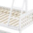 Twin Over Full Rubber Wood Bunk Bed With Trundle, Convertible Ladder And Guardrail, Detachable-585777789-603021755