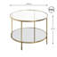 Andersonburg Glass Top End Table