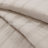 Neutral 7-piece Queen Bedding Set, Polyester Woven Stripes For Cozy Modern Bedrooms