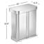 Simplehuman 58L / 15.3 Gallon Hands-Free Dual Compartment Recycling Kitchen Step Trash Can with Lid-2032876382