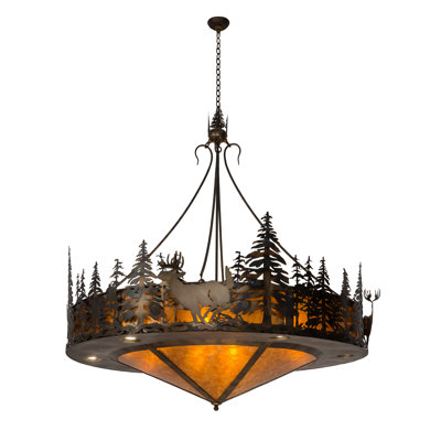 Rustic Lodge 14 - Light Chandelier