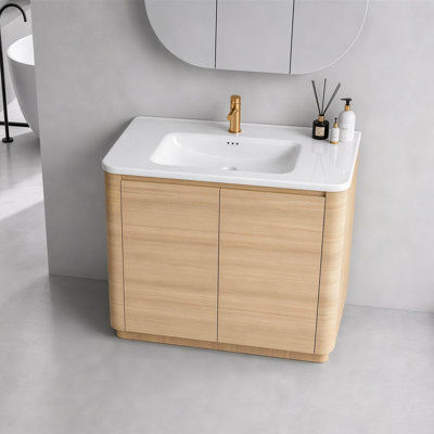 Meuble-lavabo autoportant Pebble