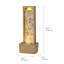 Weather Resistant Floor Fountain with Light-115290535
