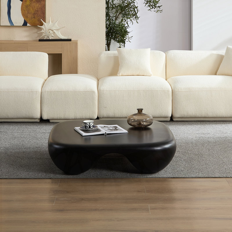 Table basse moderne pour le salon, Noir