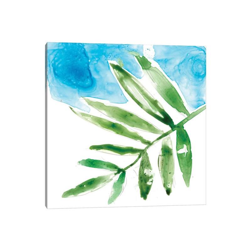 Tropical Display I by Jennifer Goldberger - Wrapped Canvas Painting, 30.48 cm H x 30.48 cm W