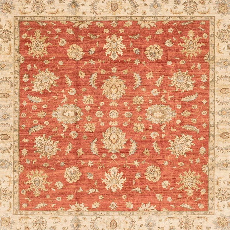 Abstract Indoor Rug, Square 5'