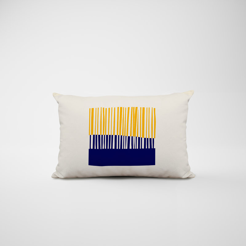 Polyester / Mélange de polyester Housse de coussin rectangulaire intérieure / extérieure lombaire et insert