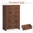 Airlee 31'' W 5 - Drawer Dresser-1311576153