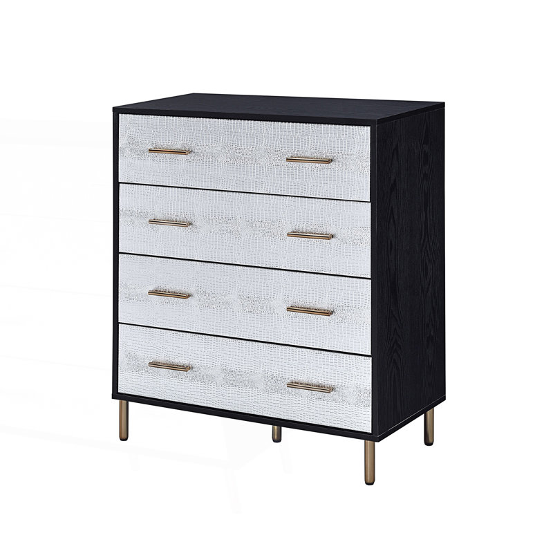 Commode 4 tiroirs, commode de chambre 4