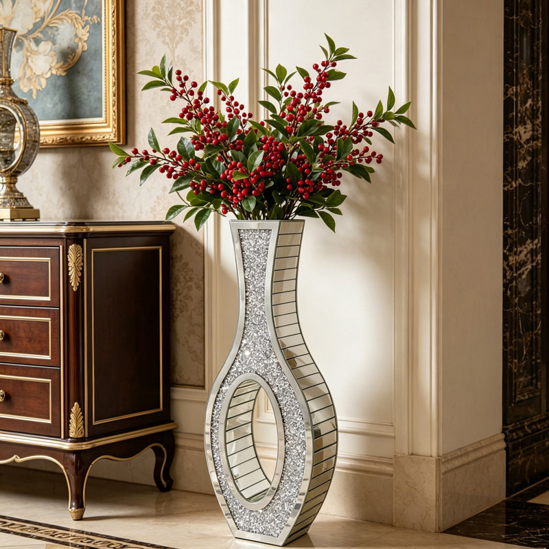 Glass Floor Vase