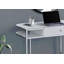 Bureau d'ordinateur, bureau personnel, ordinateur portable, tiroirs de rangement, L 48 po, stratifié de travail, métal, contemporain, moderne