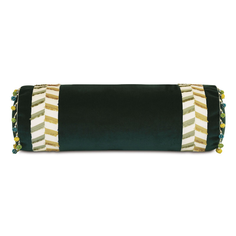 Claire Velvet Bolster Pillow Cover & Insert