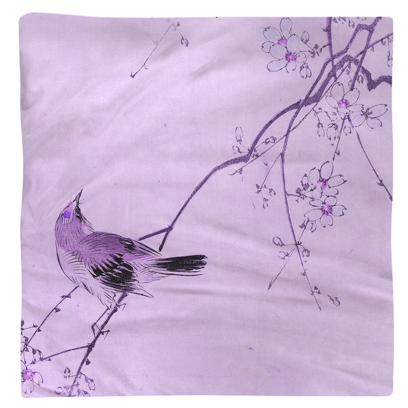 Keito Sato Cotton No Pattern Square Napkin, Purple