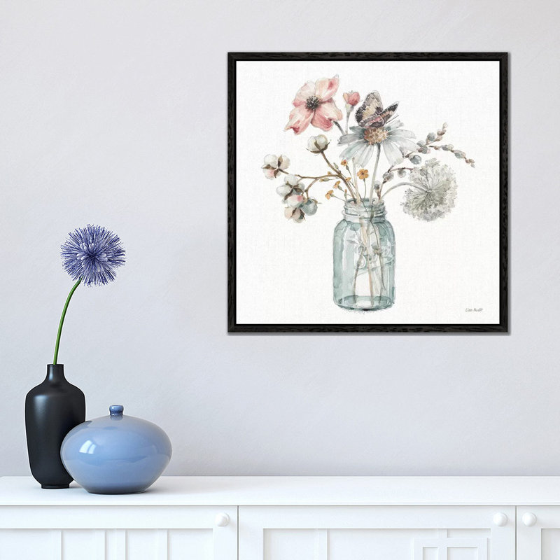 A Country Weekend IX by Lisa Audit - Print on Canvas, Black Framed, 45.72 cm H x 45.72 cm W x 3.175 cm D