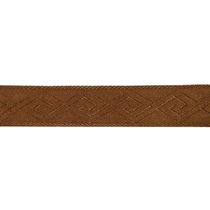Tissu géométrique alga, Brun