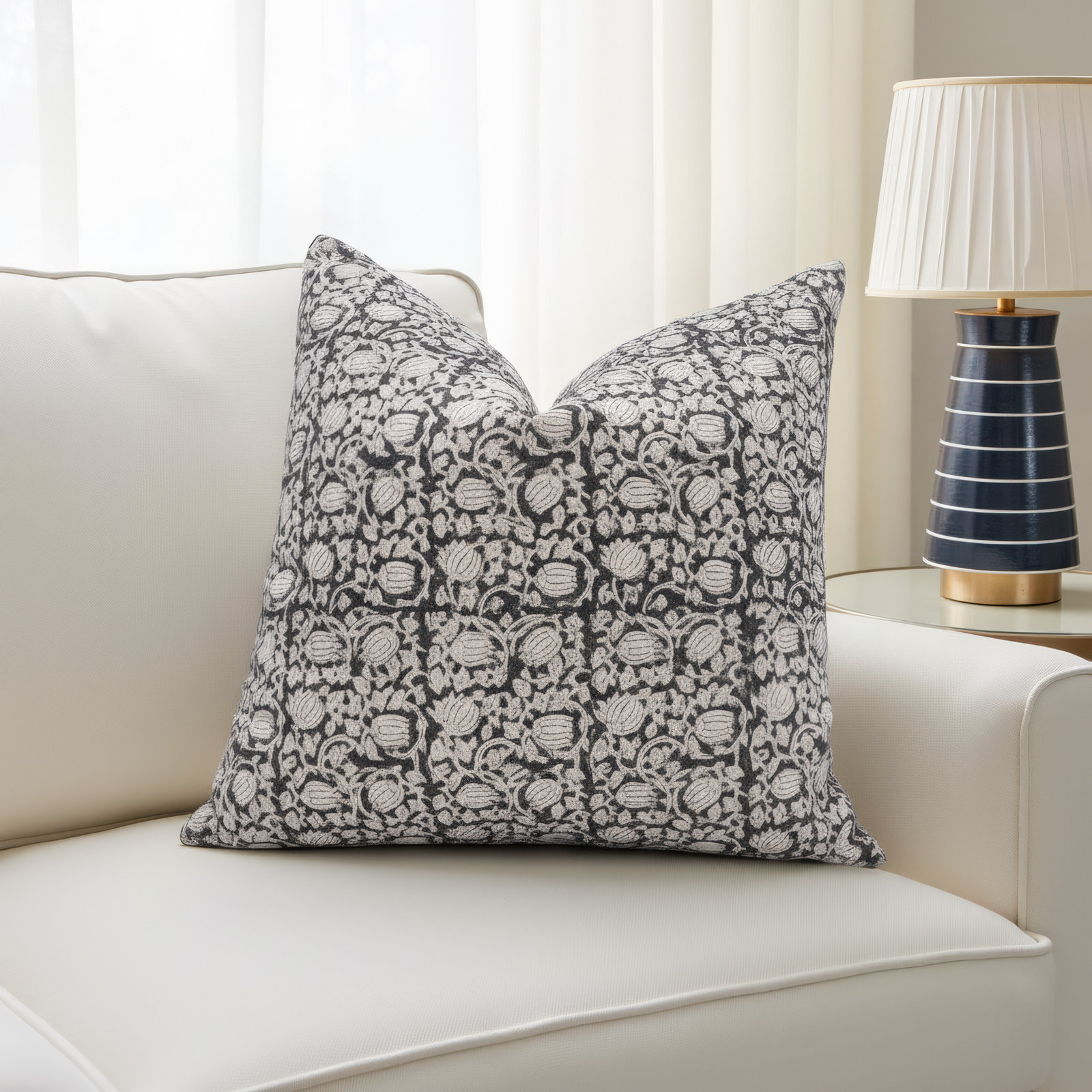 Wilkes Cotton Pillow Cover, 36" x 14"