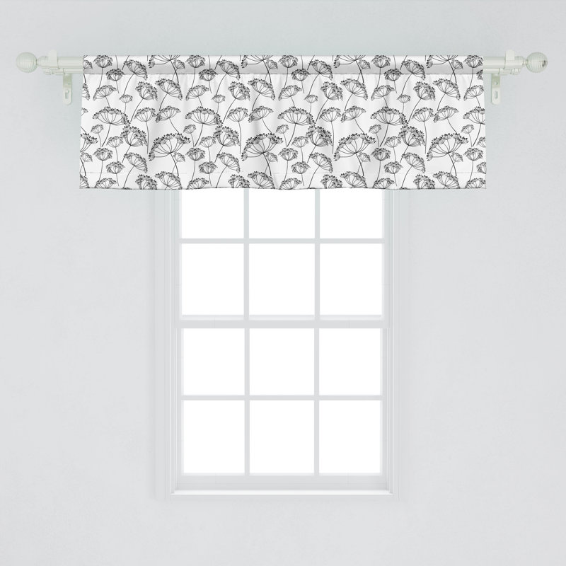 Ensemble de 2 cantonnières simples 54 "Ambesonne Nature Art, L 54 po x L 18 po