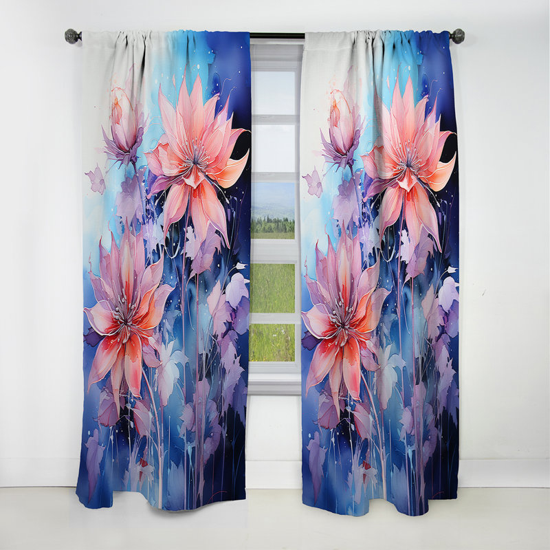 Picar - Meadow Curtain - Blackout No Pattern Curtain - 1 Panels, 52" W x 63" L