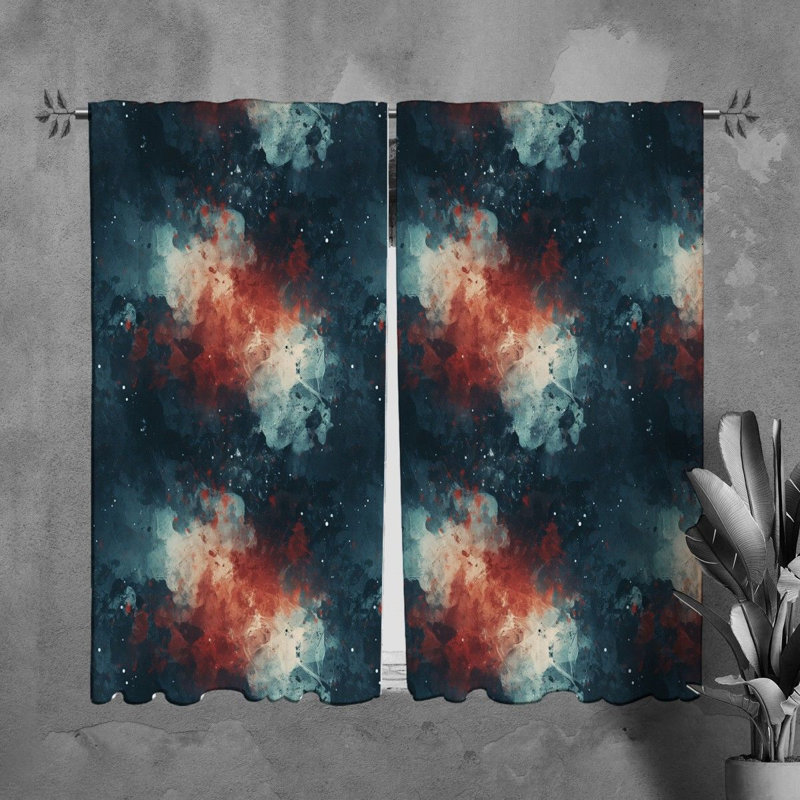 Surianna Room Darkening Curtain Pair, 61" H x 40" W