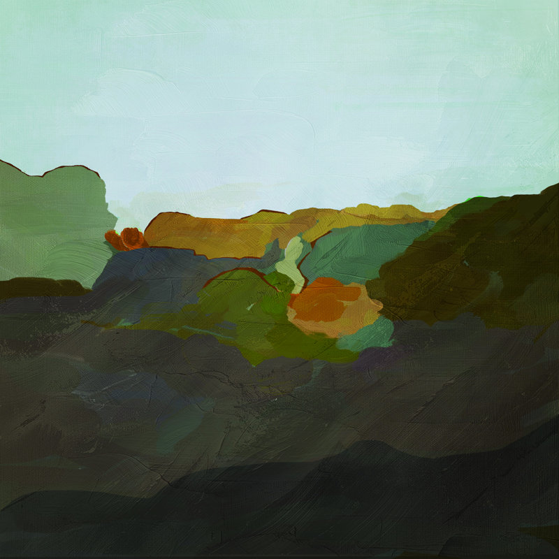 Print by ChiChi Decor, Black, 36" H x 48" W
