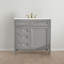 Meuble-lavabo moderne 36 "avec lavabo supérieur-101530198