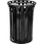 Poubelle d'extérieur 38 gallons en acier inoxydable avec couvercle anti-pluie-88582953-88582954