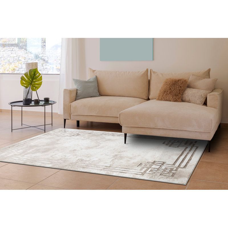 Annadiane Oriental Area Rug, Rectangle 200 x 290cm, Beige/Cream