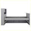 Base de lit plateforme moderne avec bibliothèques de rangement et tablettes-1379590550-1379590551