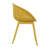 2-Pack Modern All-Weather Lounge Chairs – Lightweight PP Plastic For Indoor/Outdoor Use, Earthy Yellow-797234295