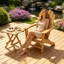 Chaise Adirondack d'extérieur en teck