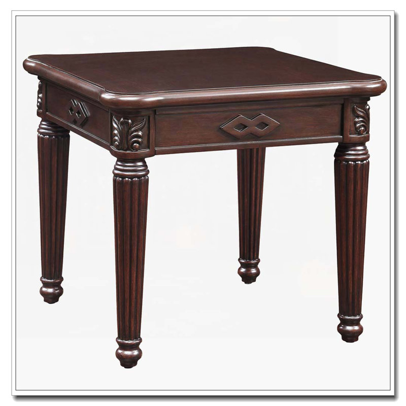 Table de bout espresso avec pieds tournés