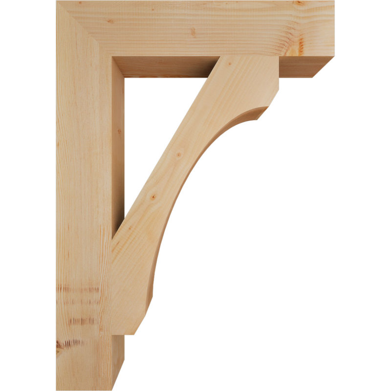 Support en bois rustique Legacy Block, Sapin de Douglas, Lisse, H 42 po x l 5,5 po x P 30 po