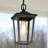 Cosimo 1- light 12.5" H Black Outdoor Pendant with Adjustable 59" Chain