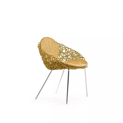 Noodle Upholstered Arm Chair