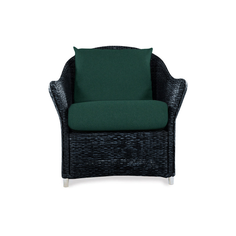 Weekend Retreat Outdoor Lounge Chair, Demo Oatmeal, Ebony