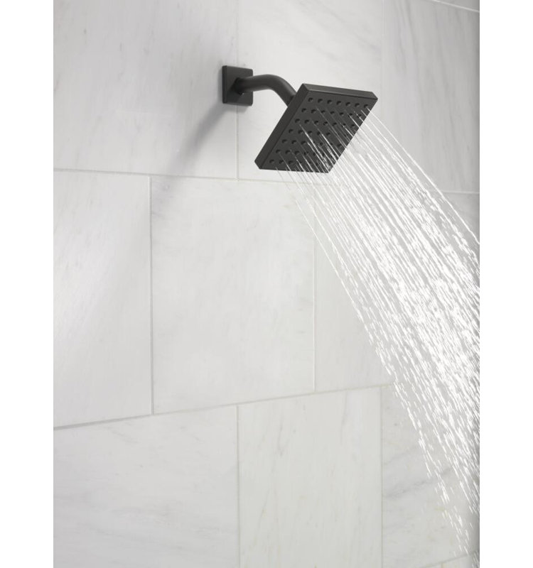 Arvo Full/Standard Fixed Shower Head, Matte Black